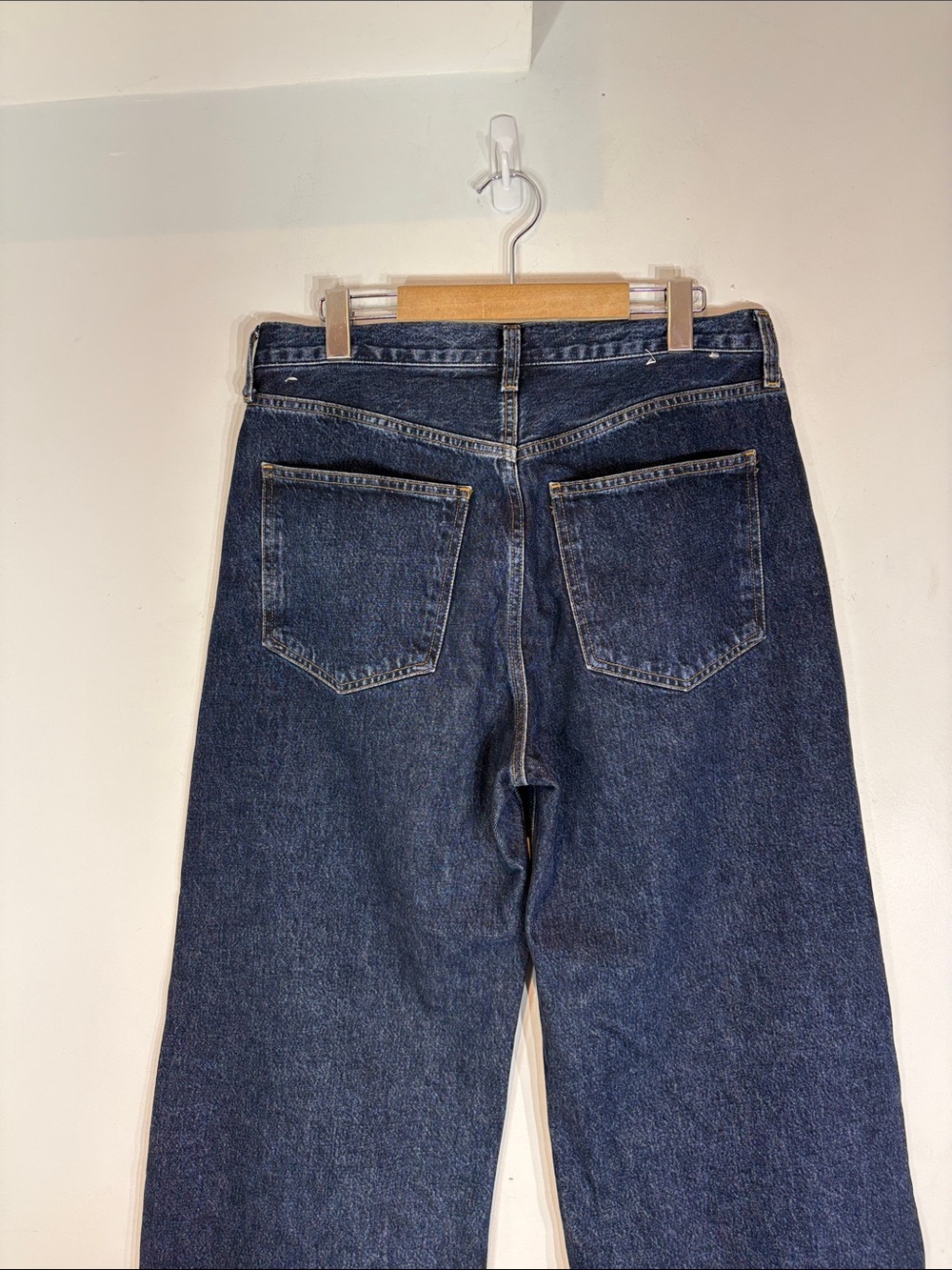 AGOLDE Low Curve Jeans Pendulum Wash Size 29 Wide Leg Barrel Denim - Picture 15 of 15